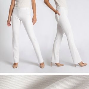 NBW beta-brand straight leg cream pants